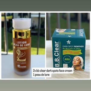 2x bb clear dark spots face cream
1 peau de lune